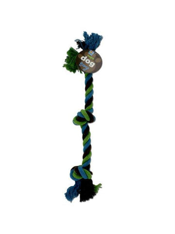 Cotton Knotted Rope Dog Toy (Available in a pack of 24)