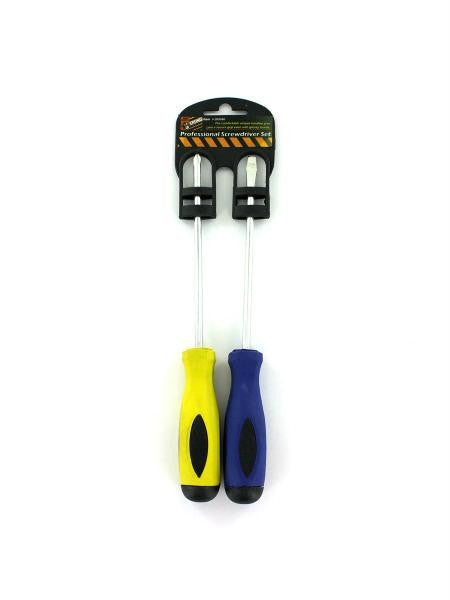 Professional Slotted &amp; Phillips Screwdriver Set (Available in a pack of 24)