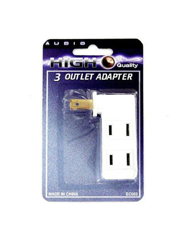 3-in-1 Outlet Adapter (Available in a pack of 24)