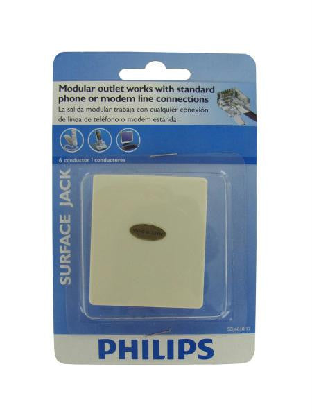 Philips 6 Conductor Surface Jack (Available in a pack of 24)