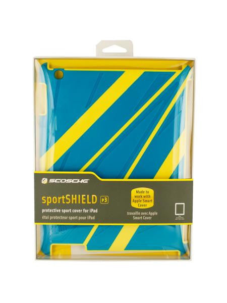 Blue &amp; Yellow iPad 3 Protective Sport Cover (Available in a pack of 3)