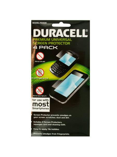 Duracell Universal Smartphone Screen Protector Set (Available in a pack of 24)