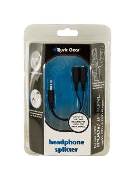 Y Style Headphone Splitter (Available in a pack of 18)