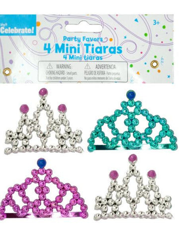 Mini Tiaras Party Favors (Available in a pack of 24)