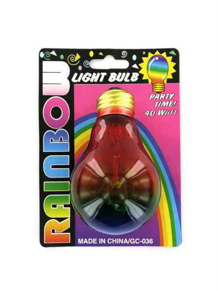 40 Watt Rainbow Light Bulb (Available in a pack of 12)