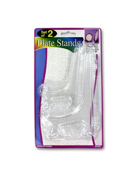 Clear Plate Stands (Available in a pack of 24)