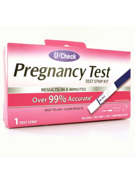 U-Check Pregnancy Test Strip Kit (Available in a pack of 12)