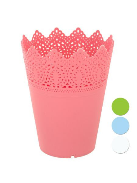 Decorative Small Round Multi-Use Flower Pot (Available in a pack of 24)