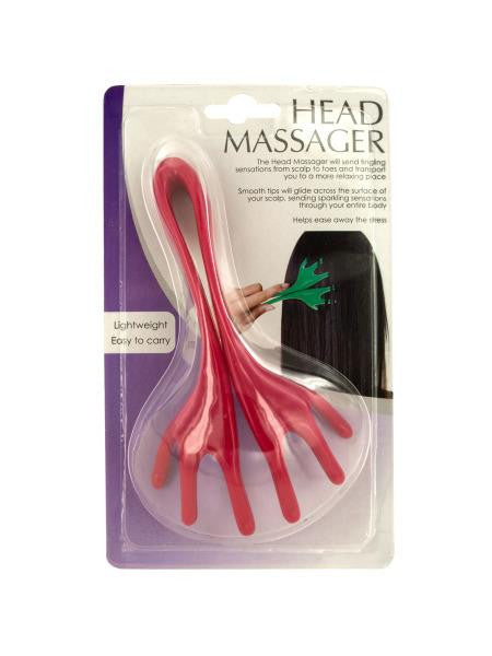 Flexible Plastic Head Massager (Available in a pack of 12)