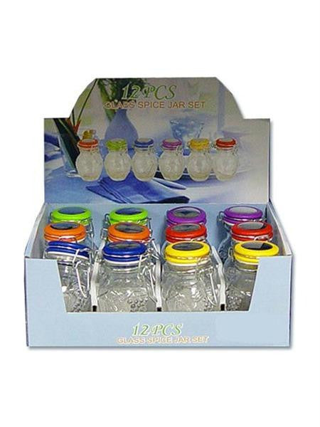 Locking Lid Glass Jar Display (Available in a pack of 12)