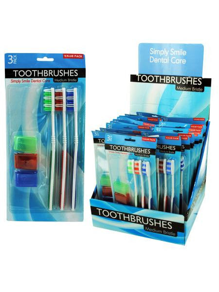 Toothbrush Set Countertop Display (Available in a pack of 12)