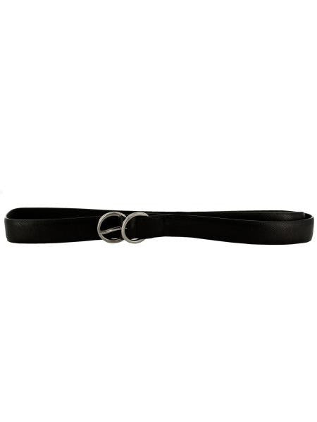 Small-Medium Black Belt with Round Buckle (Available in a pack of 10)