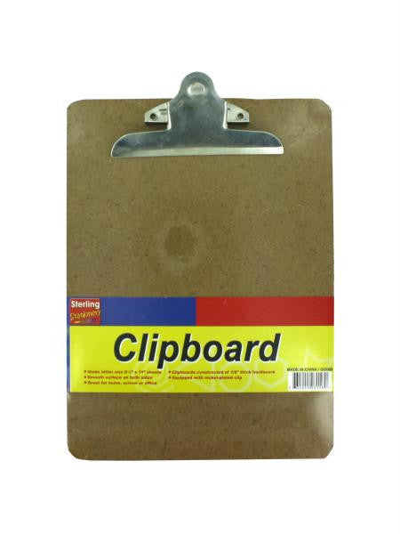 Wood Clipboard (Available in a pack of 24)