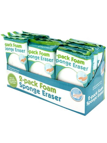 Foam Sponge Eraser Cleaning Pads Counter Top Display (Available in a pack of 12)