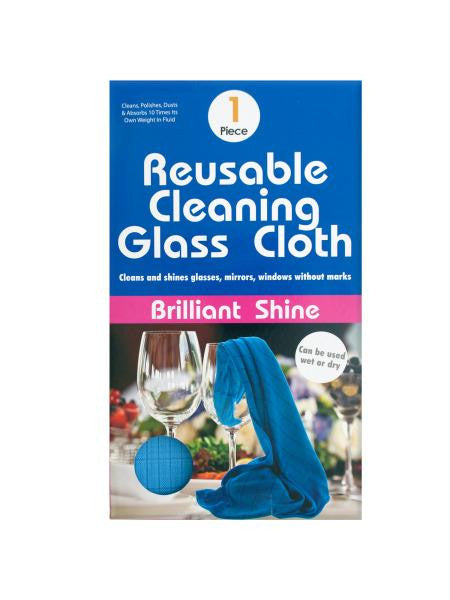 Reusable Microfiber Glass Cleaning Cloth (Available in a pack of 12)