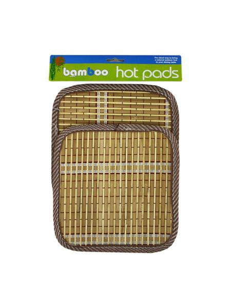 Bamboo Hot Pads (Available in a pack of 12)