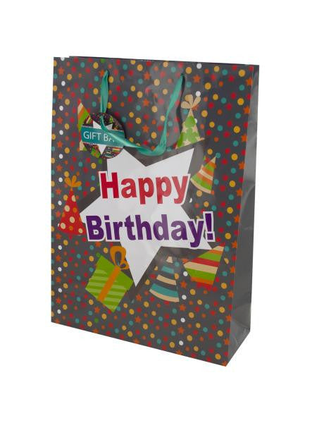 Happy Birthday Party Hats Gift Bag (Available in a pack of 24)