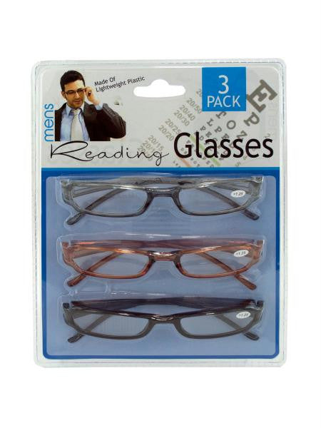 Men&#039;s Reading Glasses (Available in a pack of 4)