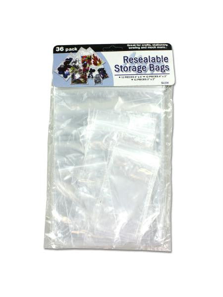 Resealable Storage Bags (Available in a pack of 24)