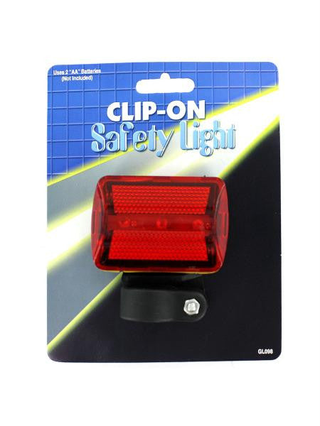 Clip-On Bicycle Safety Light (Available in a pack of 12)