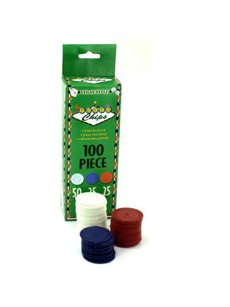 Plastic Poker Chips (Available in a pack of 24)