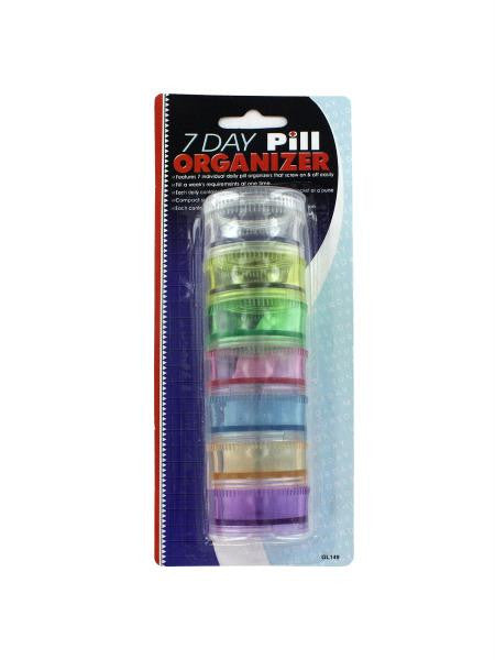 7 Day Pill Organizer (Available in a pack of 24)