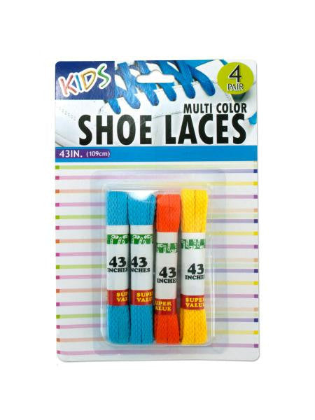 Kids Colored Shoelaces (Available in a pack of 12)