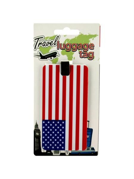 American Flag Luggage Tag (Available in a pack of 24)