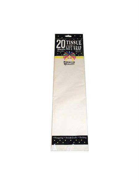 White Gift Wrap Tissue Paper (Available in a pack of 24)