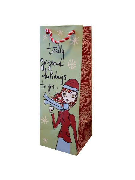 Holiday Bottle Bag (Available in a pack of 24)