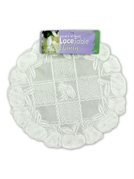 Lace Table Doilies (Available in a pack of 24)