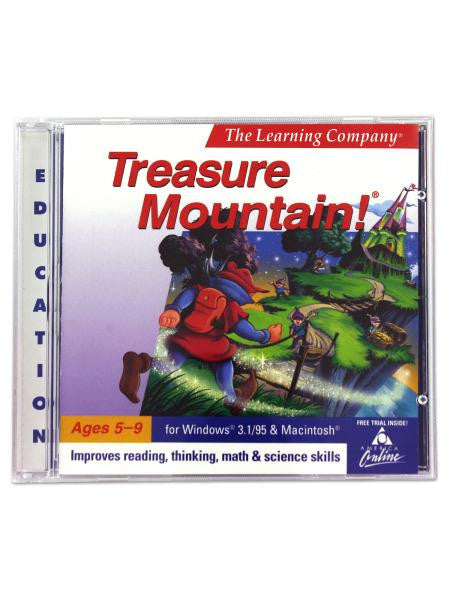 The Learning Company Treasure Mountain PC game (Available in a pack of 20)