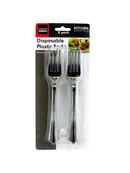 Disposable Plastic Party Forks (Available in a pack of 12)