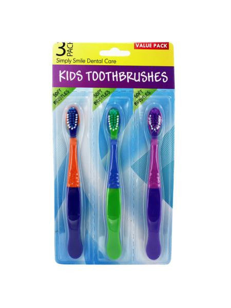 Kids Colorful Toothbrush Set (Available in a pack of 24)