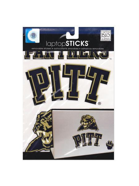 Pittsburgh Panthers Removable Laptop Stickers (Available in a pack of 24)