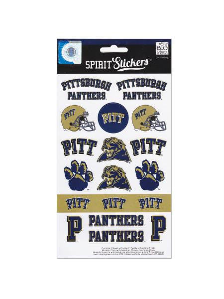 Pittsburgh Panthers Spirit Stickers (Available in a pack of 24)