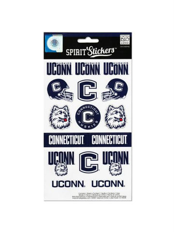 University of Conneticut Huskies Spirit Stickers (Available in a pack of 24)