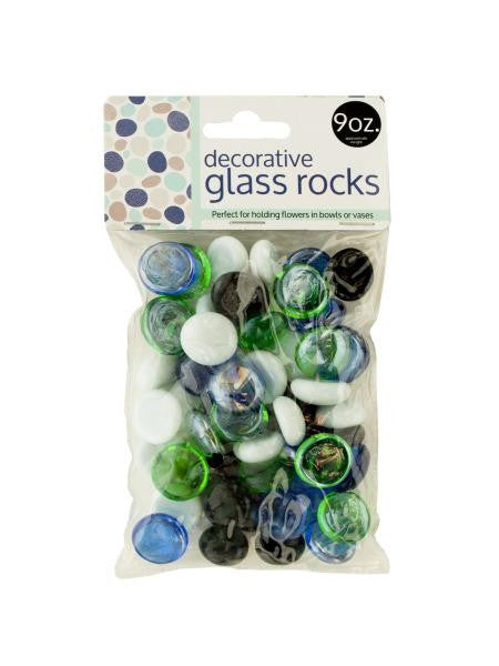 Decorative Glass Rocks (Available in a pack of 24)