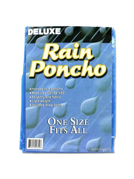 Hooded Rain Poncho (Available in a pack of 24)