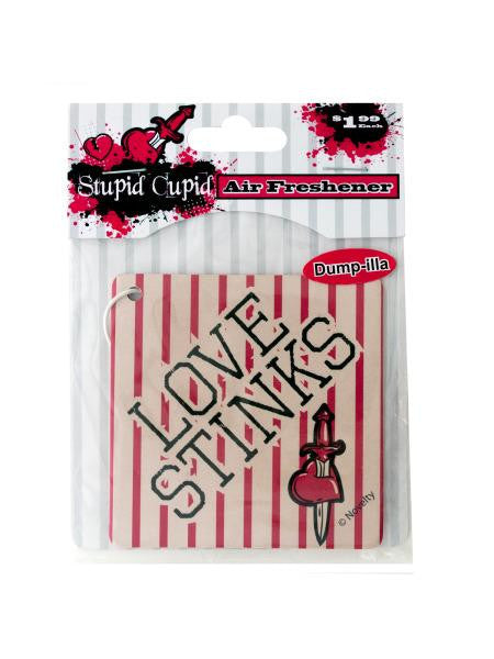 Stupid Cupid Air Freshener (Available in a pack of 24)