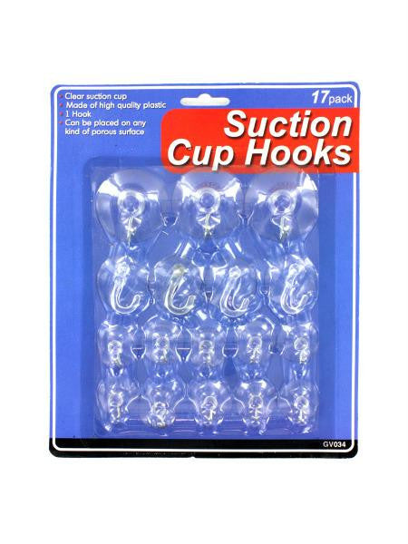 Suction Cup Hooks (Available in a pack of 24)