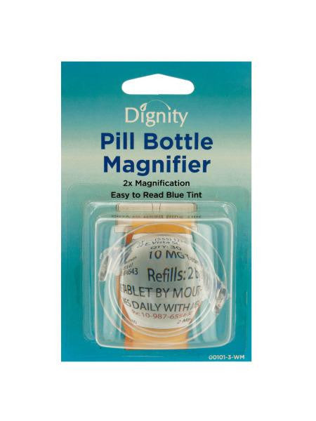 Pill Bottle Magnifier (Available in a pack of 24)