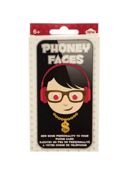 Phoney Faces Phone Stickers (Available in a pack of 24)