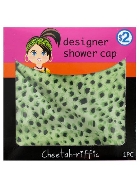 Cheetah Print Designer Shower Cap (Available in a pack of 20)