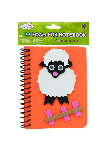 Lamb Foam Fun Notebook (Available in a pack of 24)