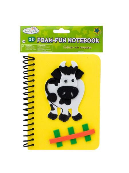 Cow Foam Fun Notebook (Available in a pack of 24)