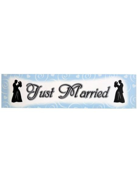 Just Married Wedding Banner (Available in a pack of 24)