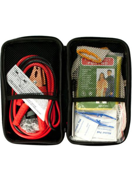 Vehicle Emergency Kit in Zippered Case (Available in a pack of 1)