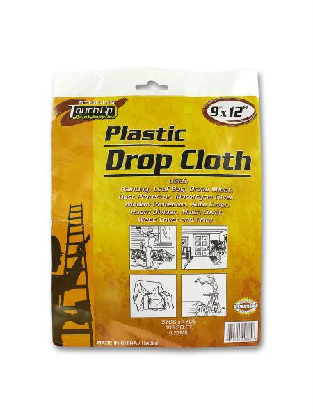 Plastic Drop Cloth (Available in a pack of 24)