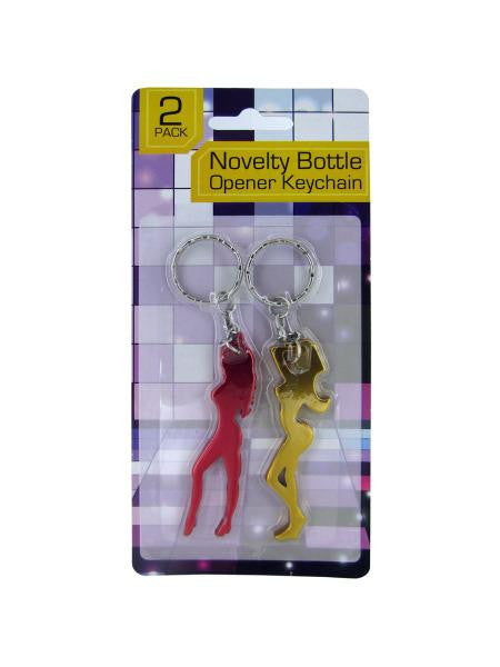 Lady Shaped Bottle Opener Keychain Set (Available in a pack of 24)